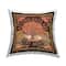Stupell Industries Autumn Days on Brown Decorative Printed Throw Pillow